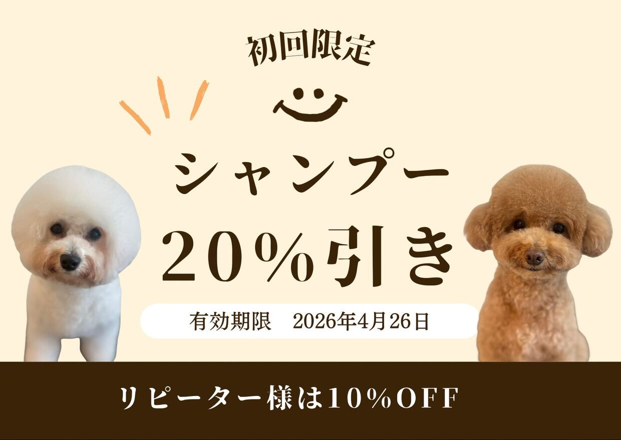 🐶🌸春の抜け毛ケアキャンペーン🌸🐶